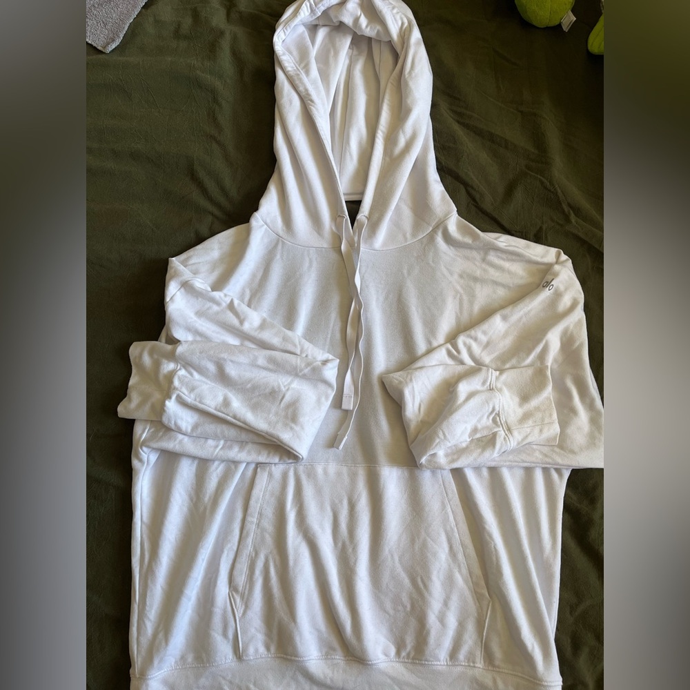 ALO Yoga White Hoodie